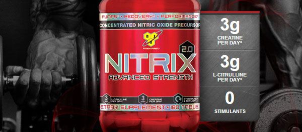 nitrix 2.0 předtréninkový stimulant