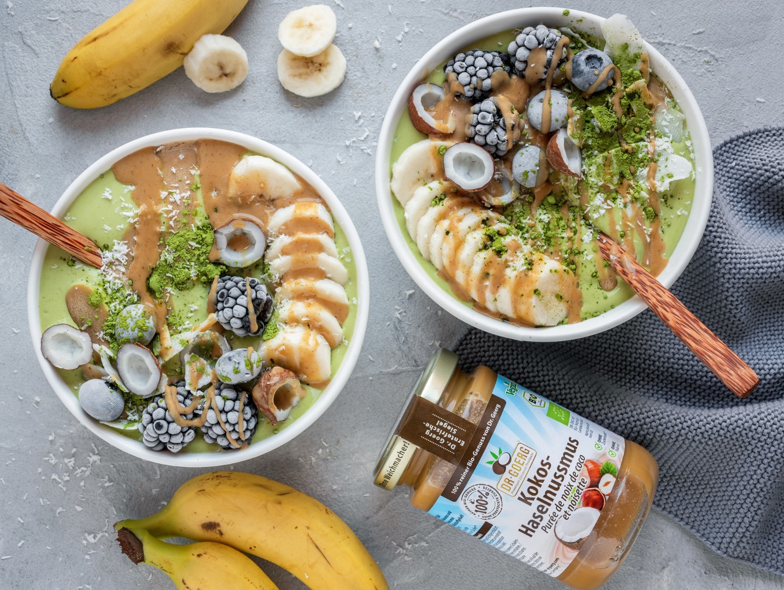 Premium BIO Oříškové máslo z kokosu a lískových ořechů - DR. GOERG