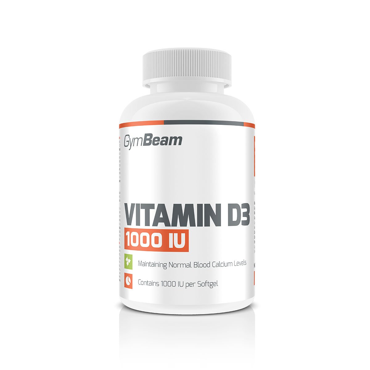 Vitamín D3 1000 IU - GymBeam - 60 caps