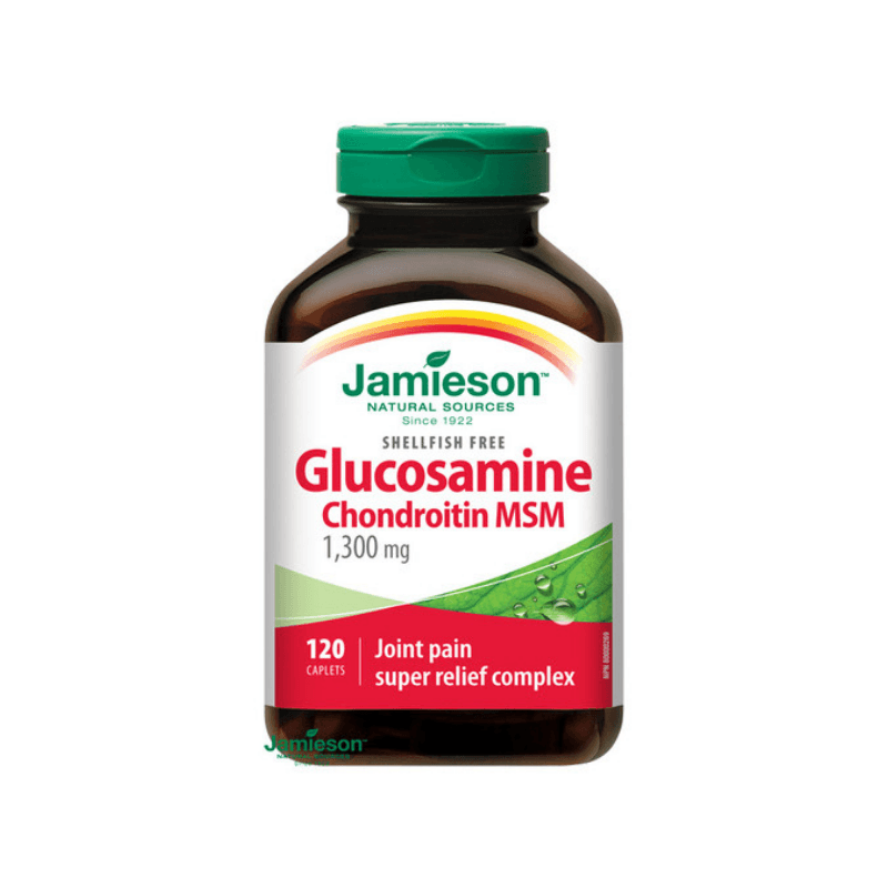 Glucosamín Chondroitín MSM - Jamieson - 120 tbl