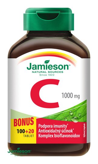 Vitamin C 1000 mg - Jamieson - 120 tbl