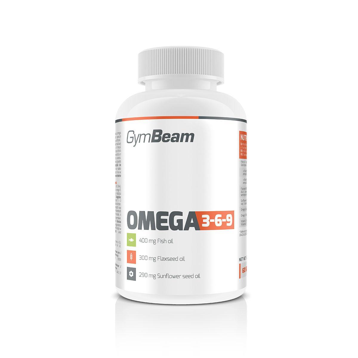GymBeam Omega 3-6-9 60 kaps