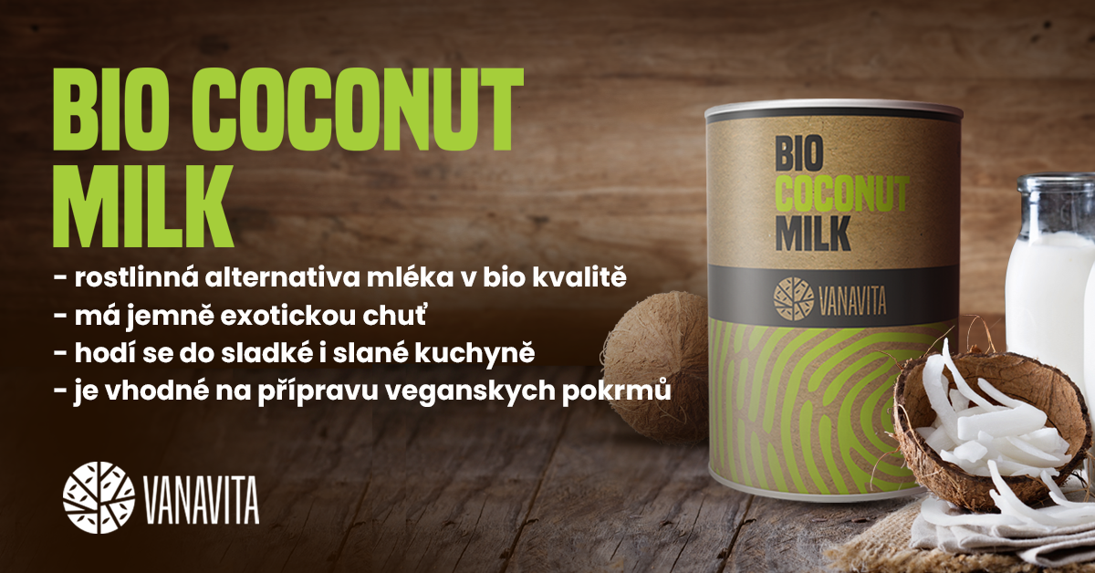 BIO Kokosové mleko - VanaVita BIO Kokosové mleko - VanaVita