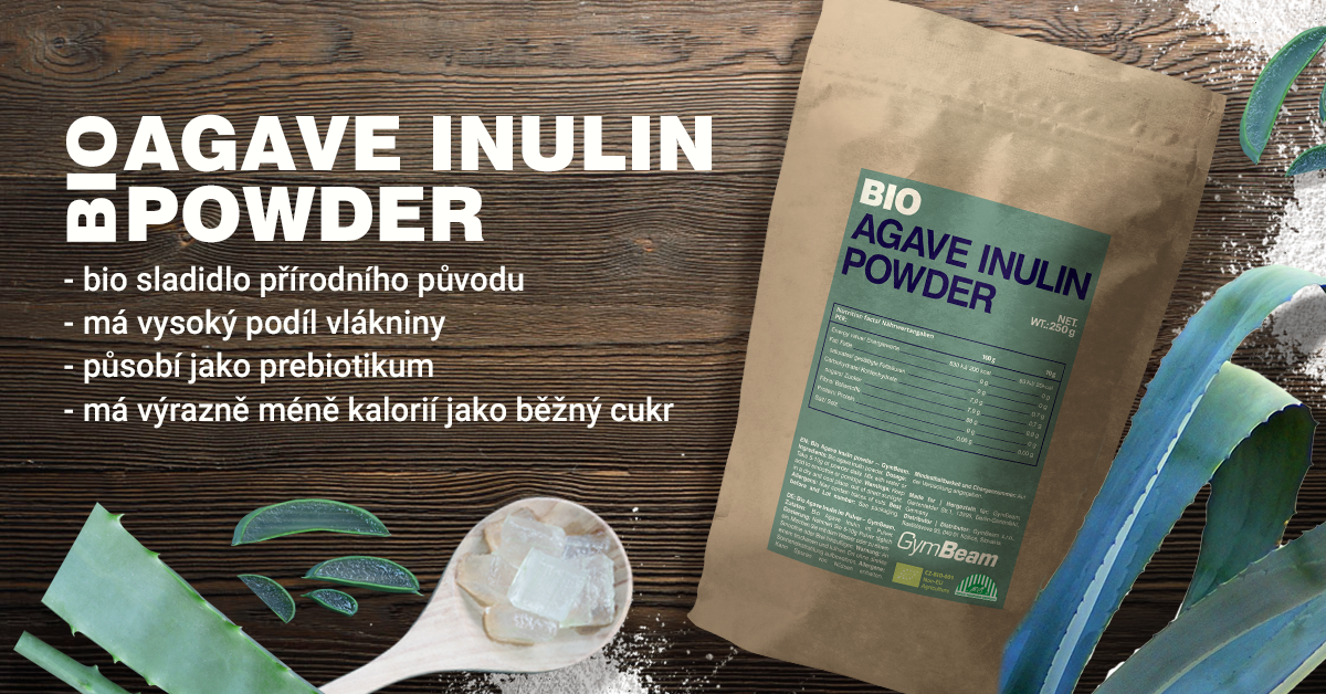 BIO Agáve inulin v prášku - GymBeam BIO Agáve inulin v prášku - GymBeam